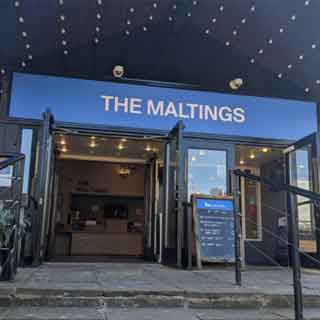 An exterior shot of the Maltings venue in Berwick